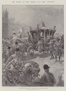 Kral Edward VII'nin İlk Parlamentosu'nun Açılışı